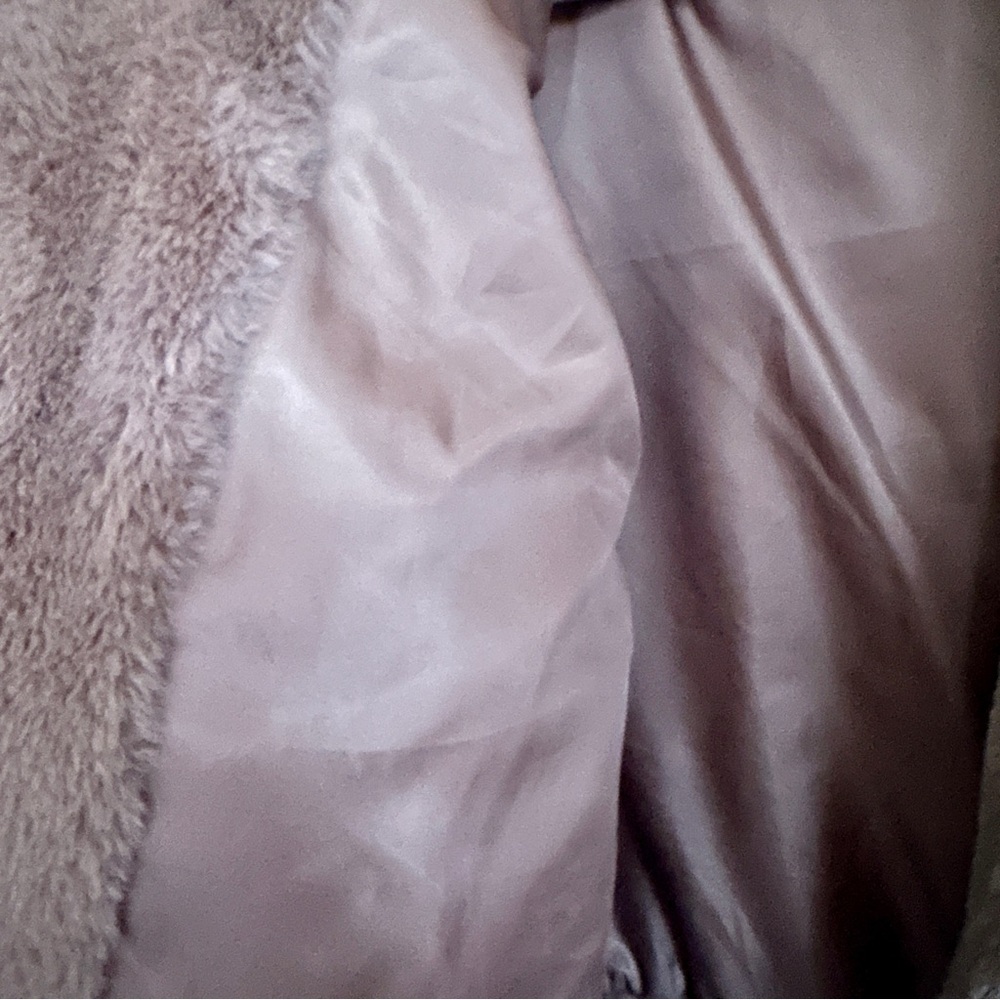 Tan Faux Fur Coat - Picture 5 of 6